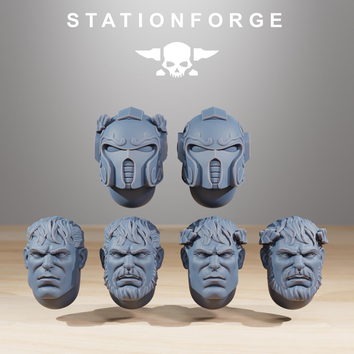 Socratis Archon, Modular Sci-Fi Marine warriors by STATIONFORGE, Grimdark Wargames Proxy