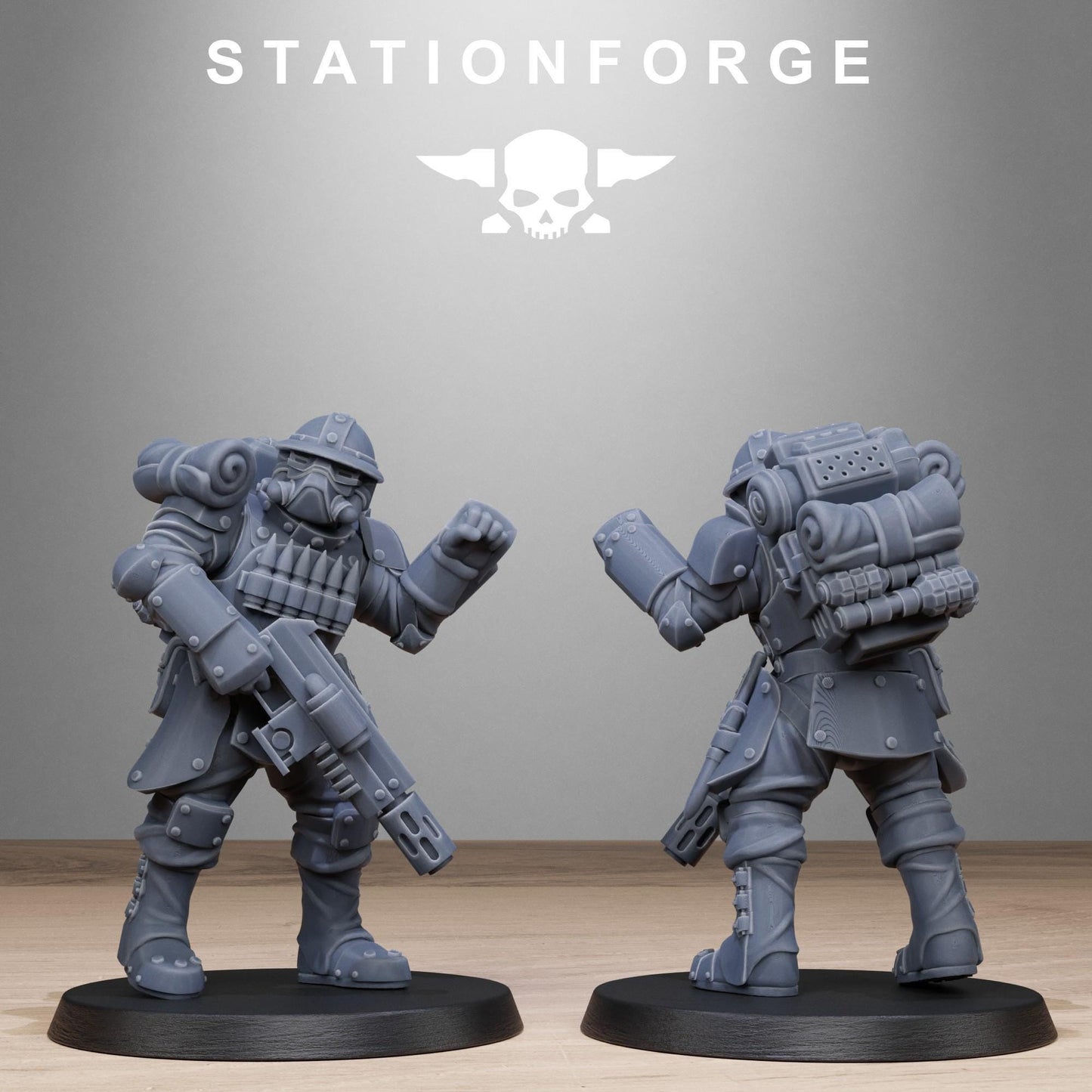 RoyalGuard Bastioners Modular Set Miniatures by STATIONFORGE,  Imperial guard infantry regiment