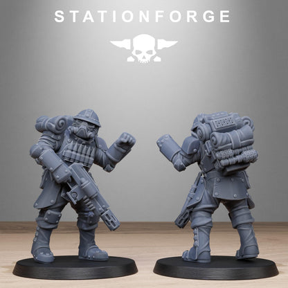 RoyalGuard Bastioners Modular Set Miniatures by STATIONFORGE,  Imperial guard infantry regiment