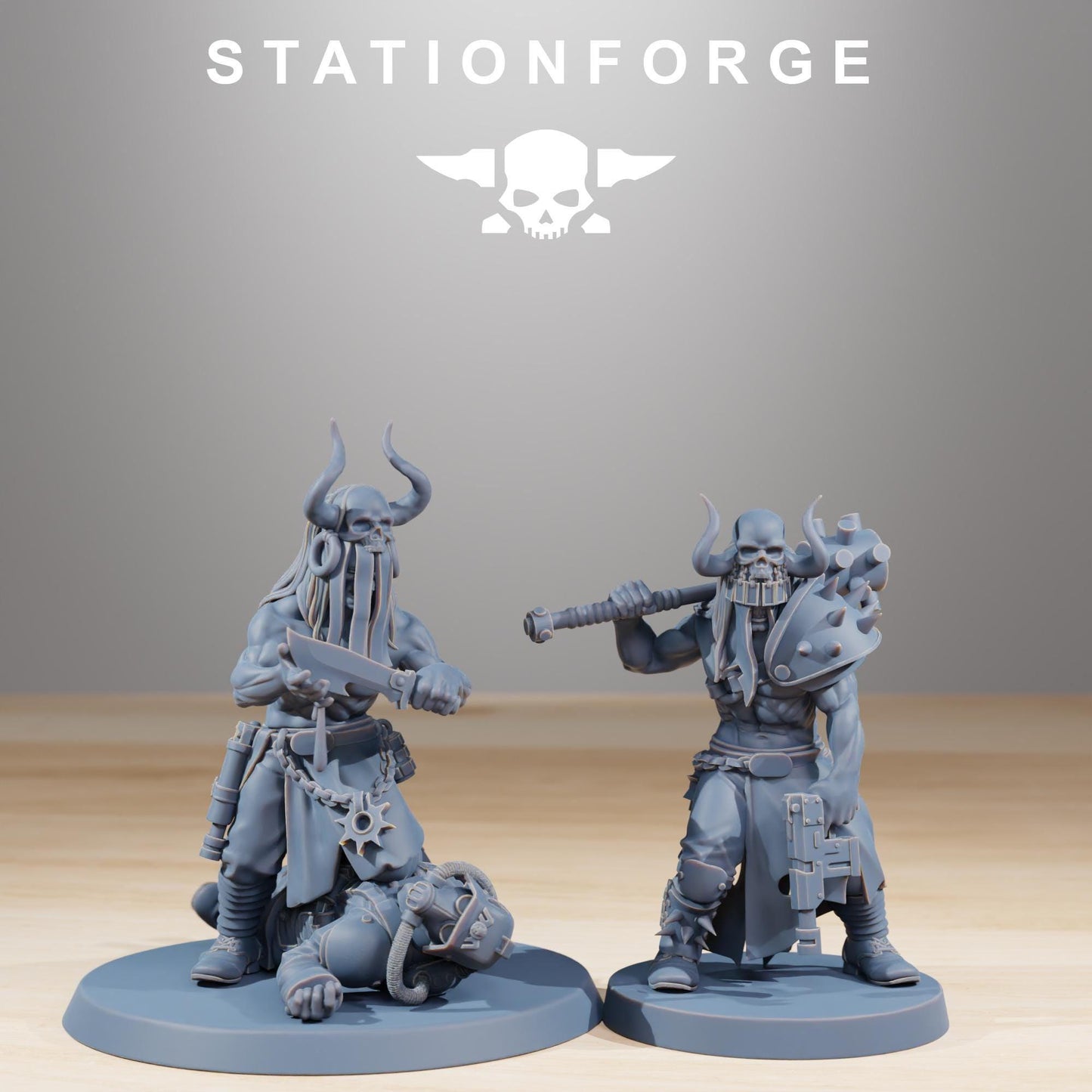Corrupted Guard Fanatics, Sci-Fi Wargames Miniatures by STATIONFORGE