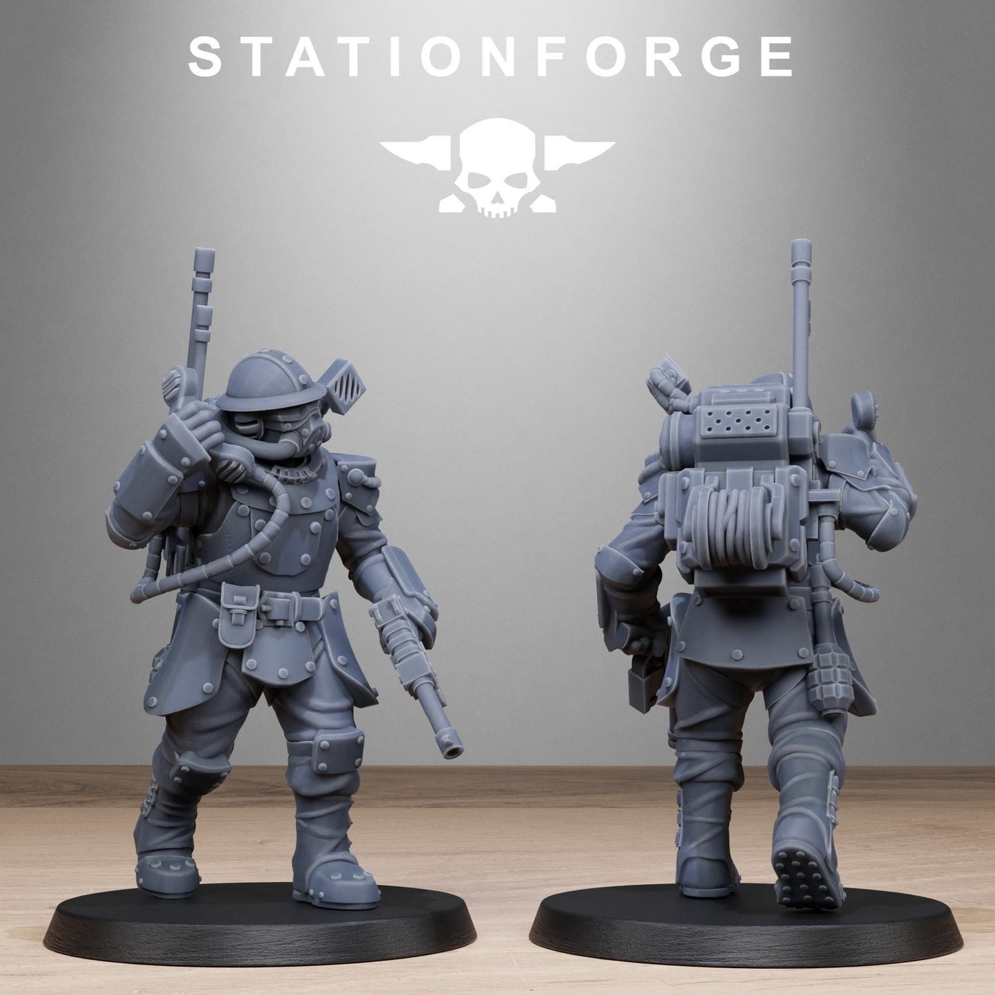 RoyalGuard Bastioners Modular Set Miniatures by STATIONFORGE,  Imperial guard infantry regiment