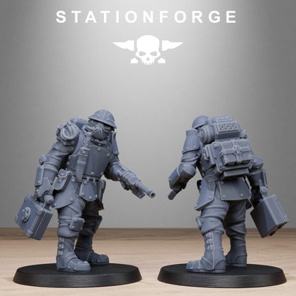 RoyalGuard Bastioners Modular Set Miniatures by STATIONFORGE,  Imperial guard infantry regiment