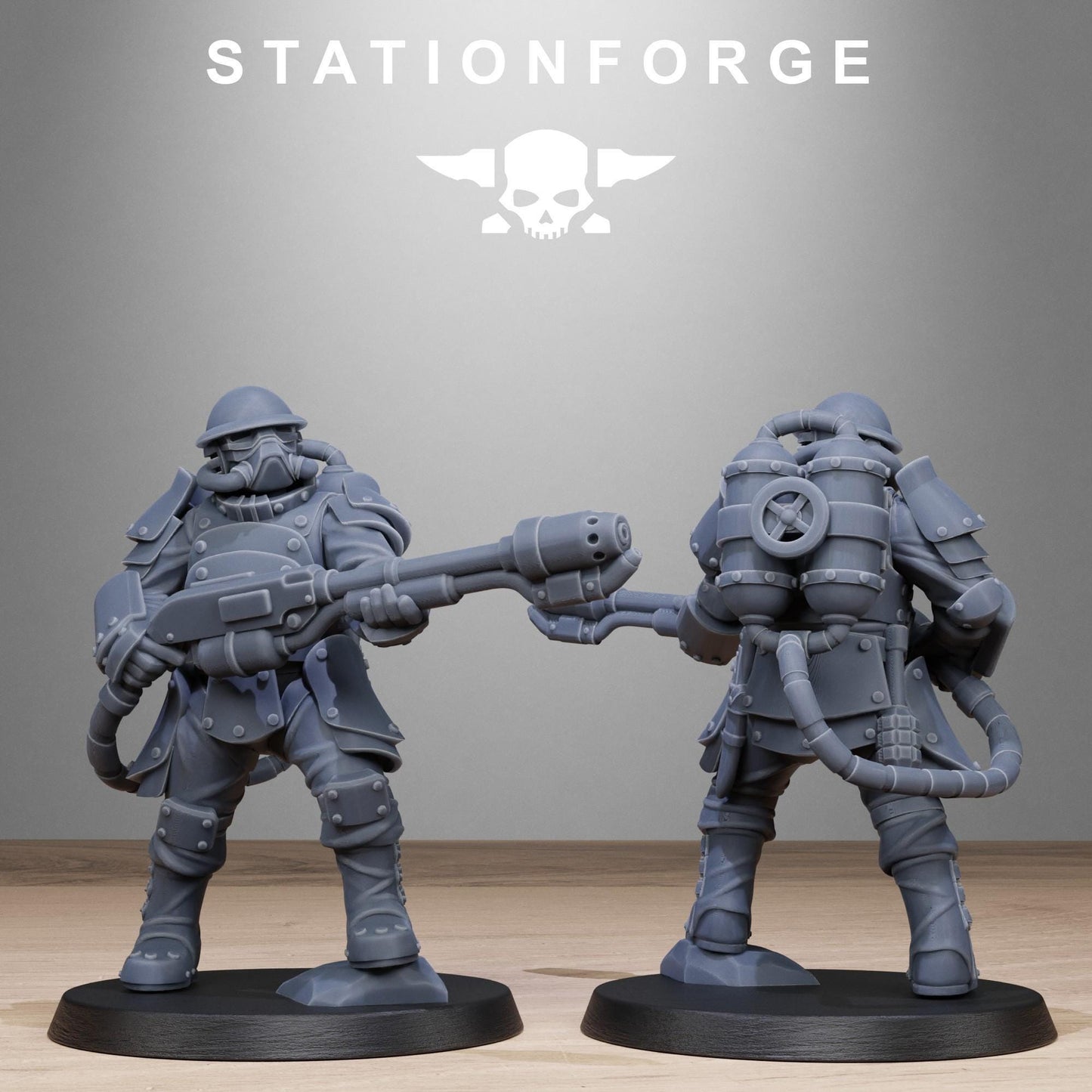 RoyalGuard Bastioners Modular Set Miniatures by STATIONFORGE,  Imperial guard infantry regiment