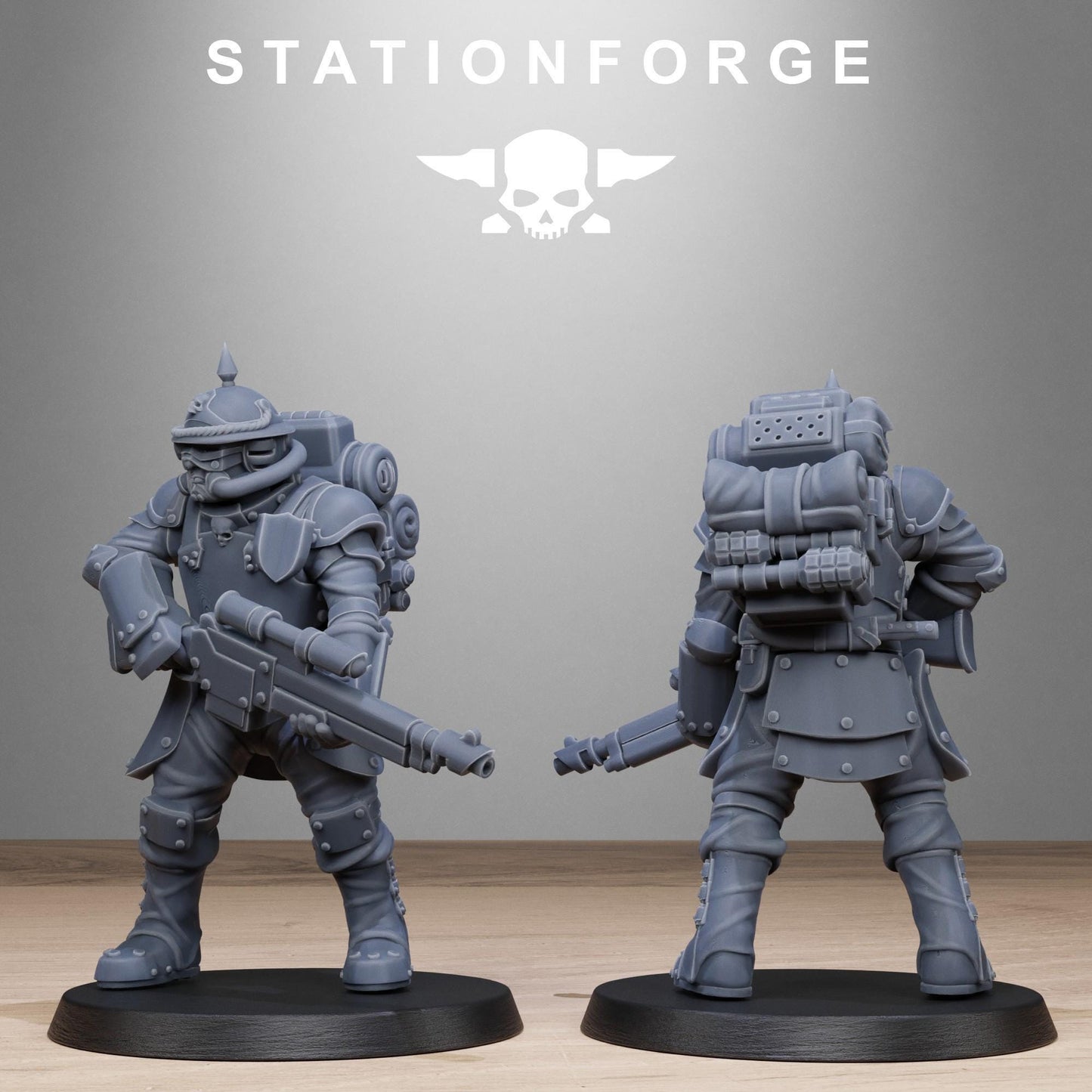 RoyalGuard Bastioners Modular Set Miniatures by STATIONFORGE,  Imperial guard infantry regiment