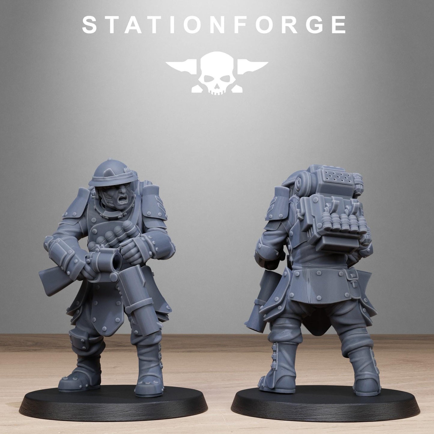 RoyalGuard Bastioners Modular Set Miniatures by STATIONFORGE,  Imperial guard infantry regiment