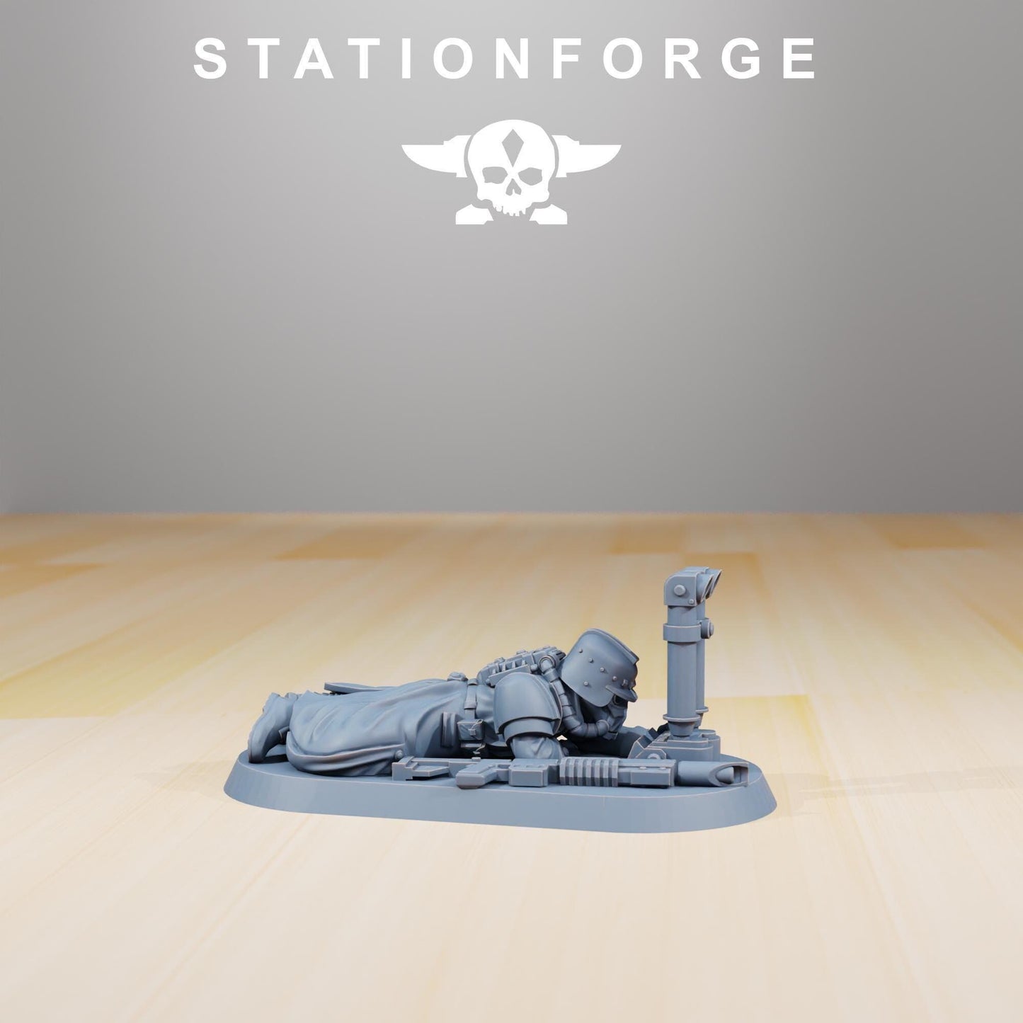 GrimGuard - Decimators, Heavy Weapons Team,  Imperial Guard Miniatures by STATIONFORGE