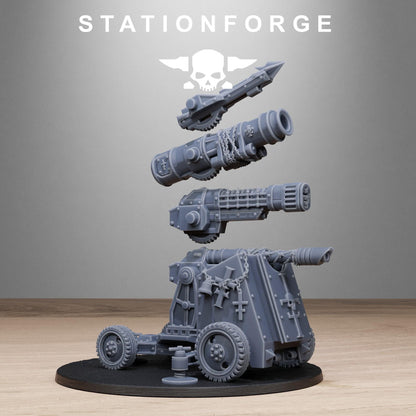 RoyalGuard Light Artillery Miniatures by STATIONFORGE,  Imperial guard infantry regiment