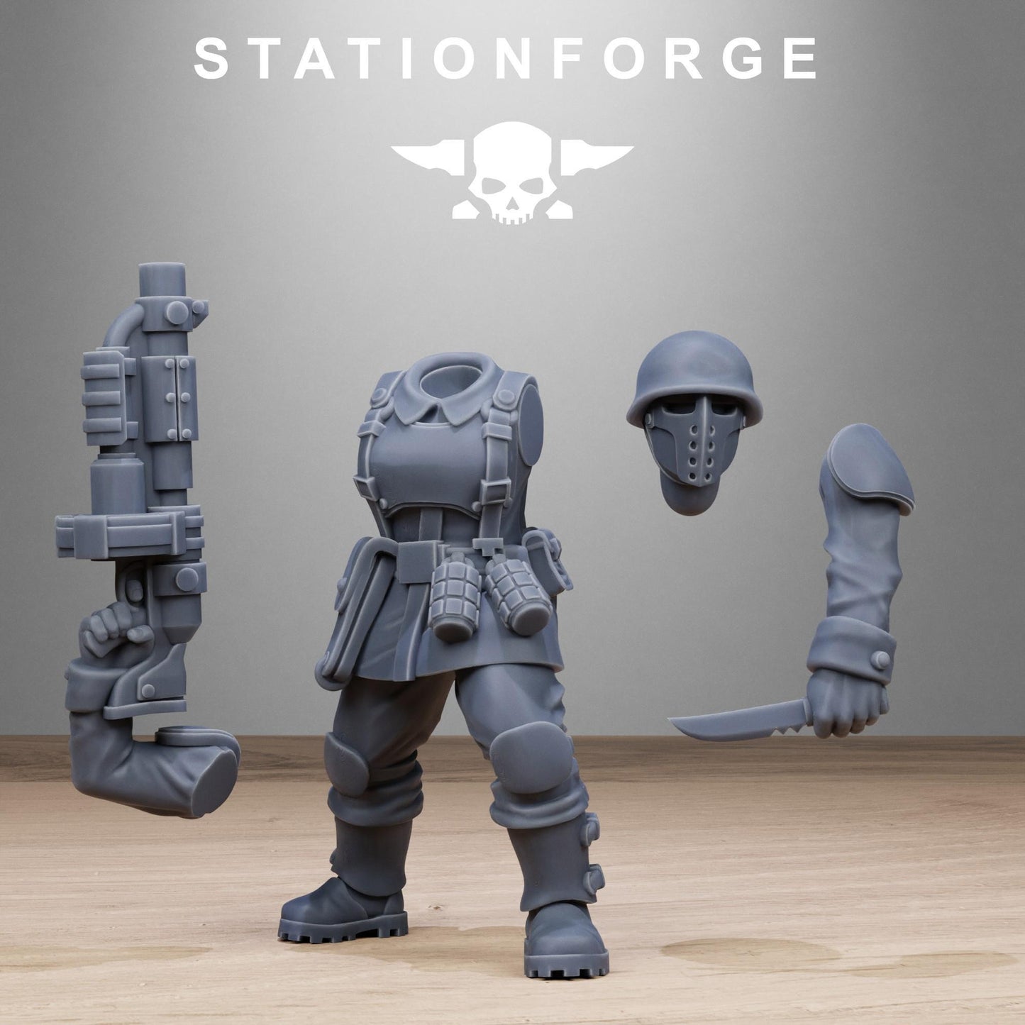 FreeGuard Sisters, Imperial Guard Proxy, Sci-Fi Wargames Miniatures by STATIONFORGE