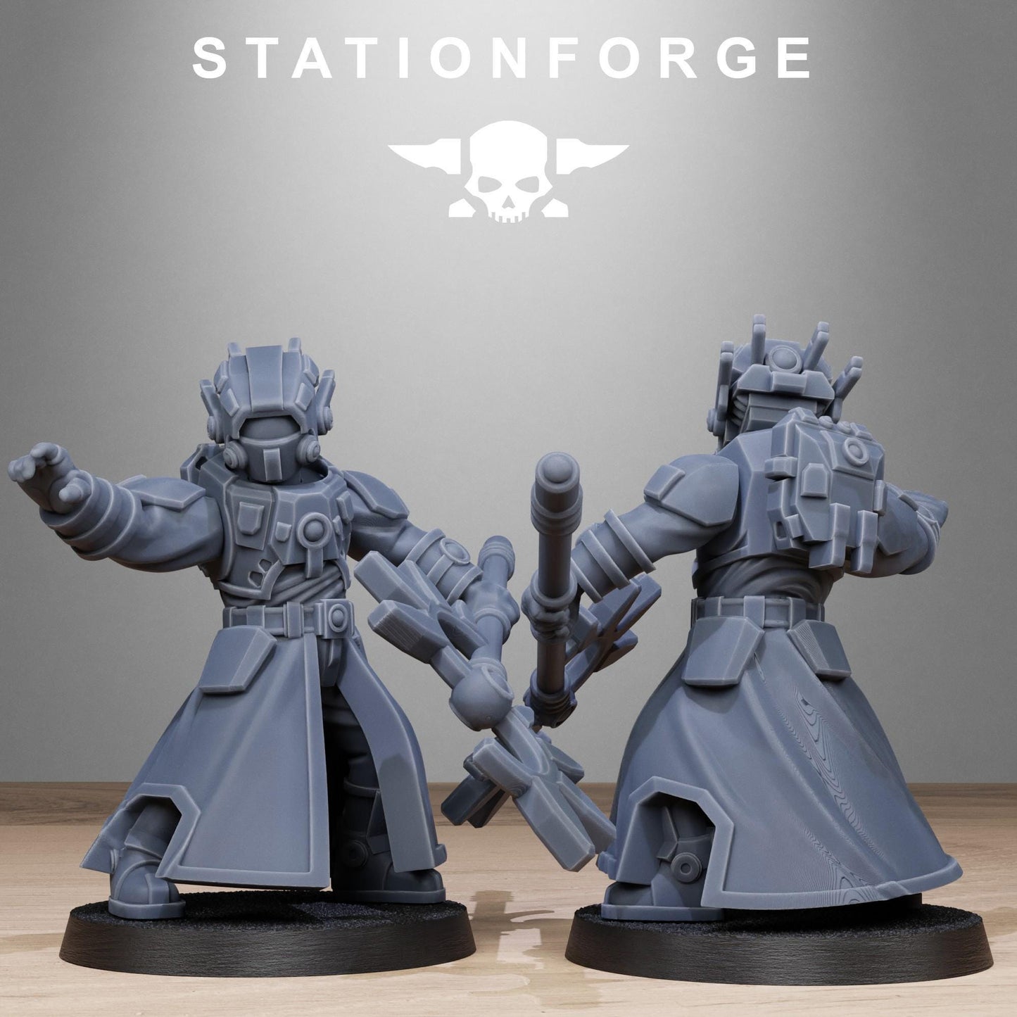 Tarion Priests, Communitarian Alien Infantry, Sci-Fi Wargames Miniatures by STATIONFORGE
