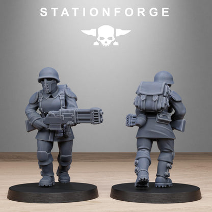 FreeGuard Sisters, Imperial Guard Proxy, Sci-Fi Wargames Miniatures by STATIONFORGE