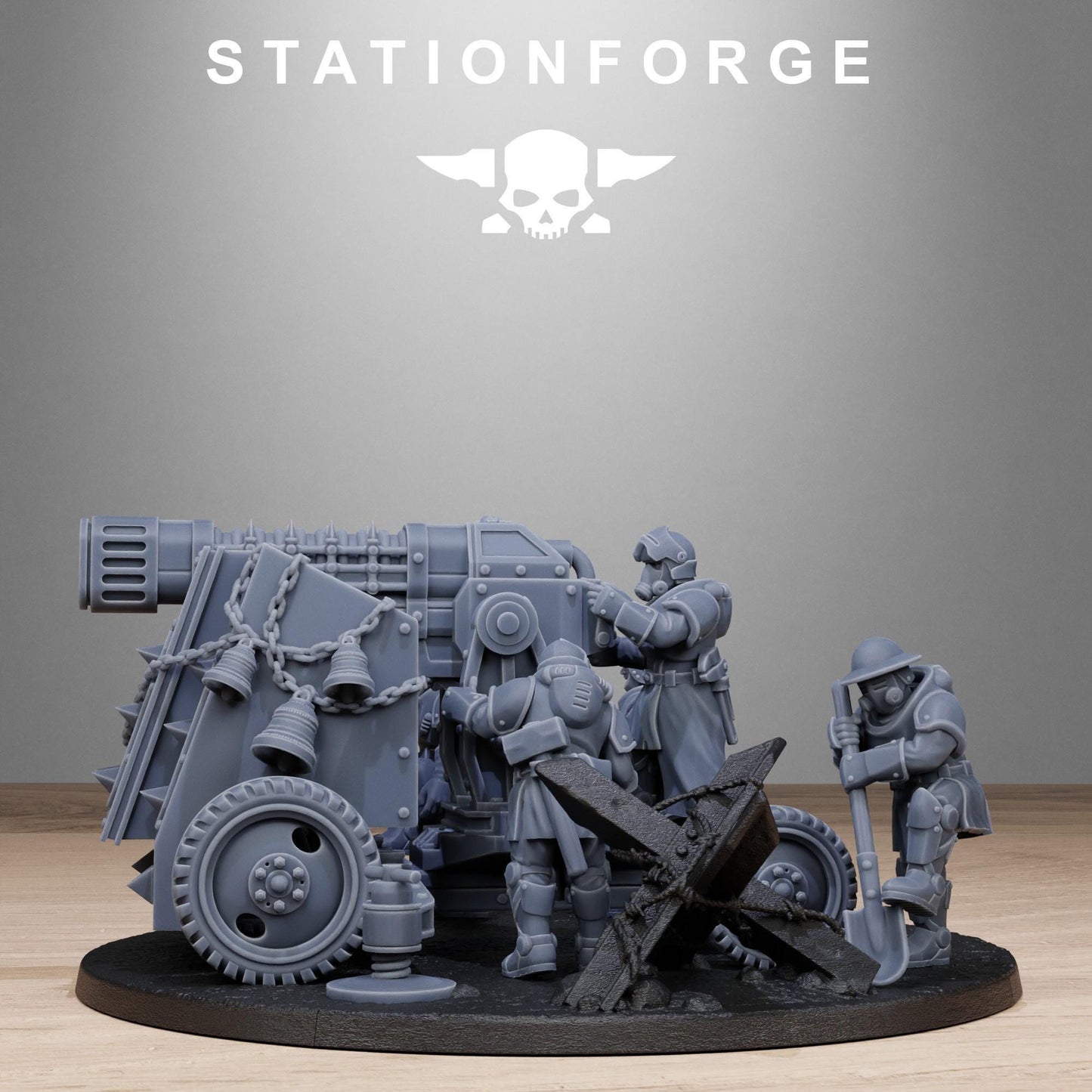 RoyalGuard Light Artillery Miniatures by STATIONFORGE,  Imperial guard infantry regiment
