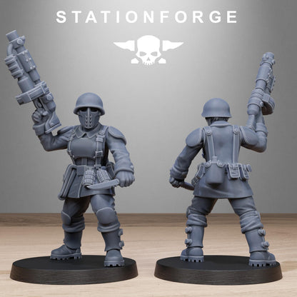 FreeGuard Sisters, Imperial Guard Proxy, Sci-Fi Wargames Miniatures by STATIONFORGE