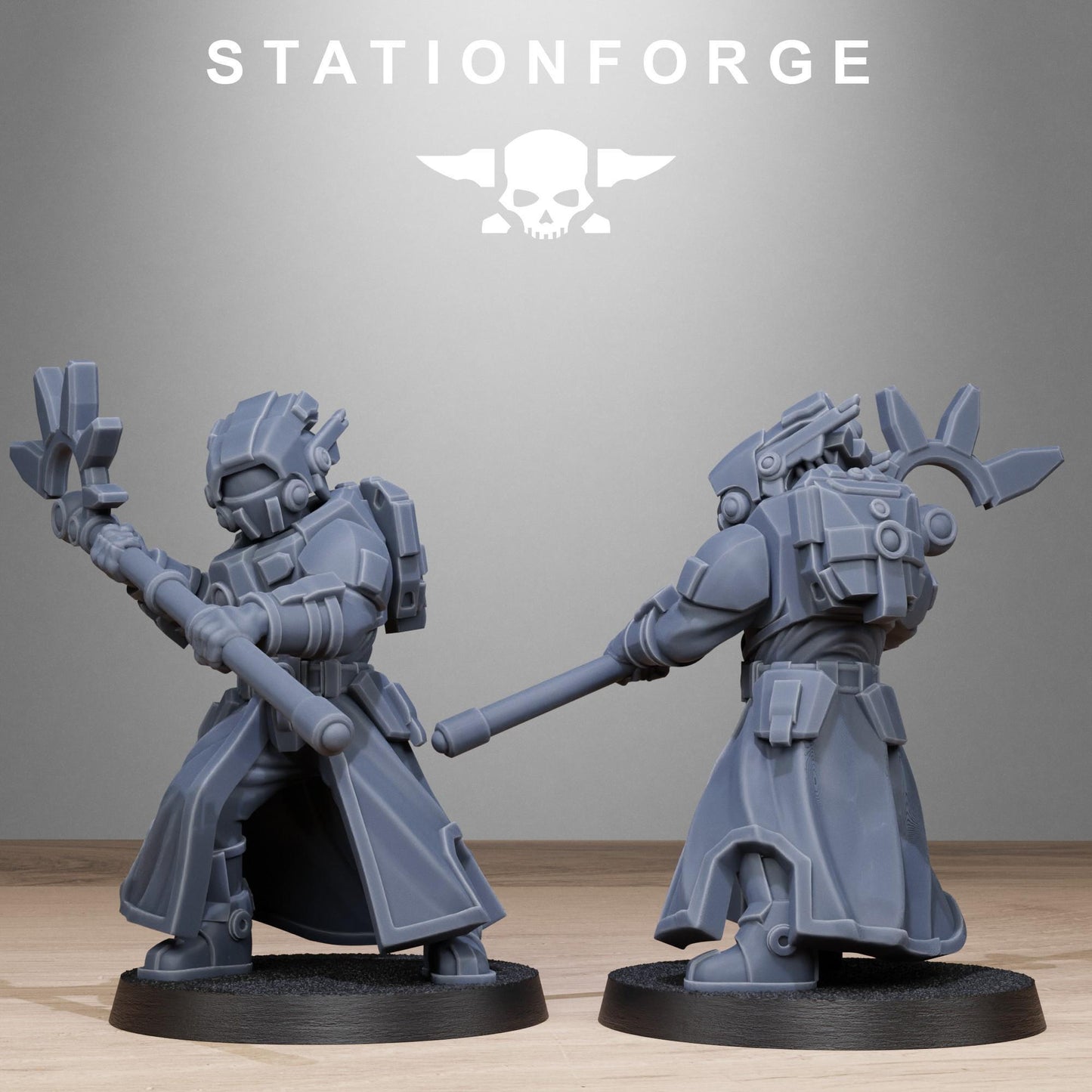 Tarion Priests, Communitarian Alien Infantry, Sci-Fi Wargames Miniatures by STATIONFORGE