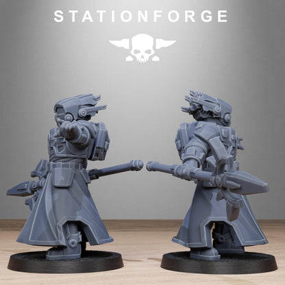 Tarion Priests, Communitarian Alien Infantry, Sci-Fi Wargames Miniatures by STATIONFORGE