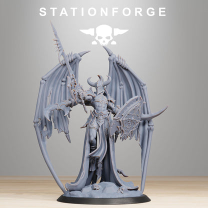 Demon Queen Miniature, STATIONFORGE Grimdark Wargame Model