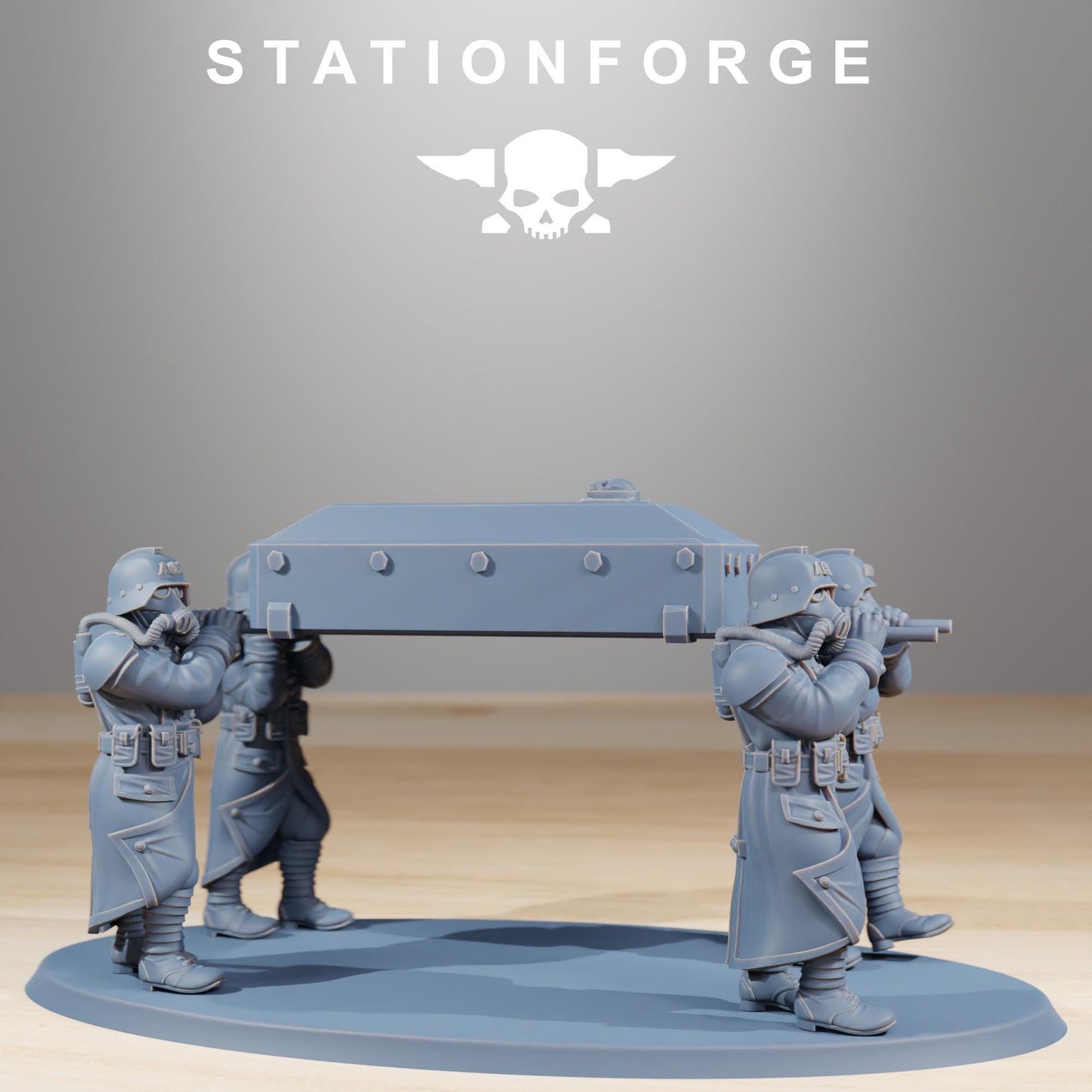 GrimGuard Casualties, Death Korps Proxy, Sci-Fi Wargames Miniatures by STATIONFORGE