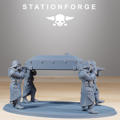GrimGuard Casualties, Death Korps Proxy, Sci-Fi Wargames Miniatures by STATIONFORGE