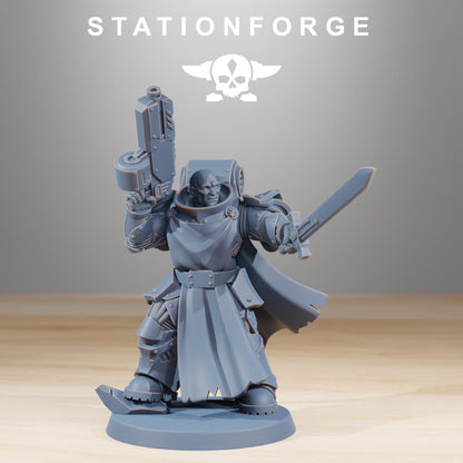 Socratis Legion Infantry, Modular Sci-Fi Marine warriors by STATIONFORGE, Grimdark Wargames Proxy