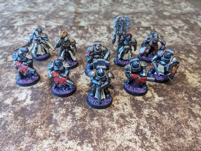 Socratis Knights, Modular Sci-Fi Marine warriors by STATIONFORGE, Grimdark Wargames Proxy