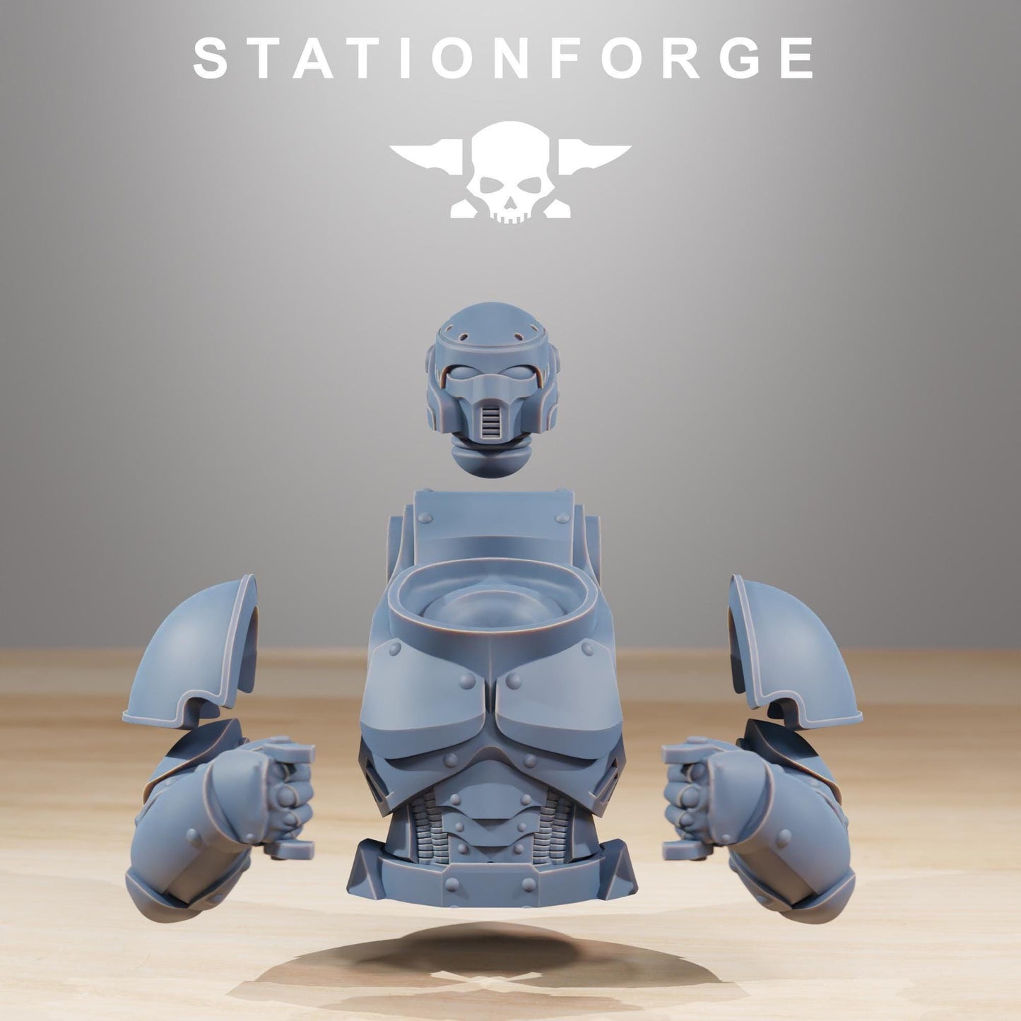 Socratis Dominator Tank - Socratis Marines  - Futuristic Marine Army, Sci-Fi Space Scout Vehicle by STATIONFORGE