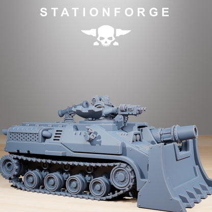 Socratis Vanguard Tank - Socratis Marines  - Futuristic Marine Army, Sci-Fi Space Scout Vehicle by STATIONFORGE