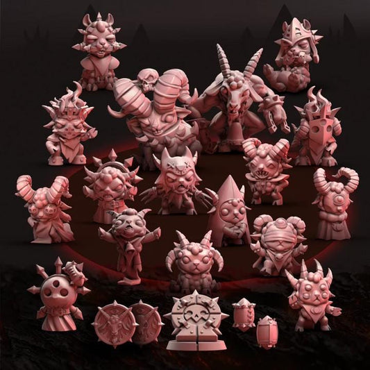 Hellfire Lambs by Punga Miniatures - Wargame Scale 3D Printed Miniature