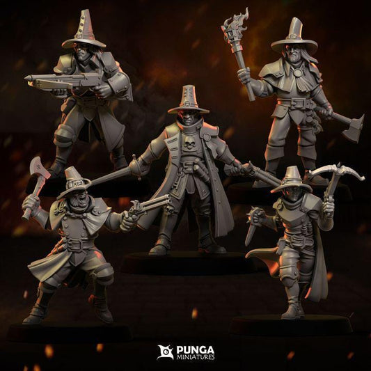 Witch Hunters by Punga Miniatures - Wargame Scale 3D Printed Miniature