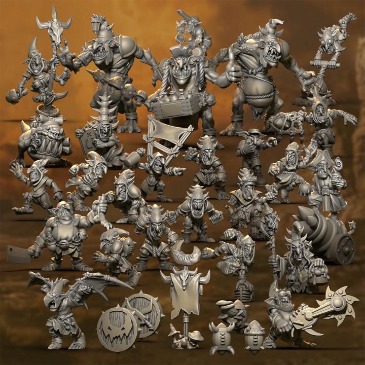 Night Dodgers by Punga Miniatures - Wargame Scale 3D Printed Miniature - Complete Set