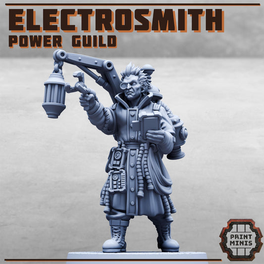 Electrosmith - Power Guild-  Sci-Fi Grimdark  Electro-guild Mercenaries by Print Minis