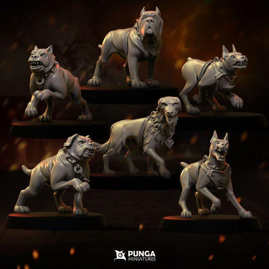 Warhounds by Punga Miniatures - Wargame Scale 3D Printed Miniature
