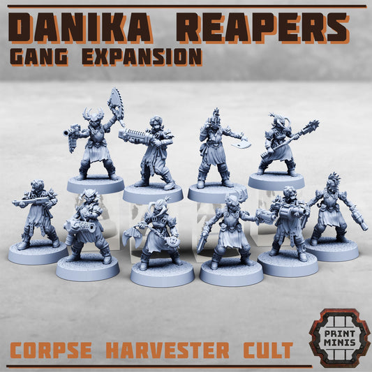 Danika Reapers - Fleshforged Gang -  Sci-Fi Grimdark Gang by Print Minis