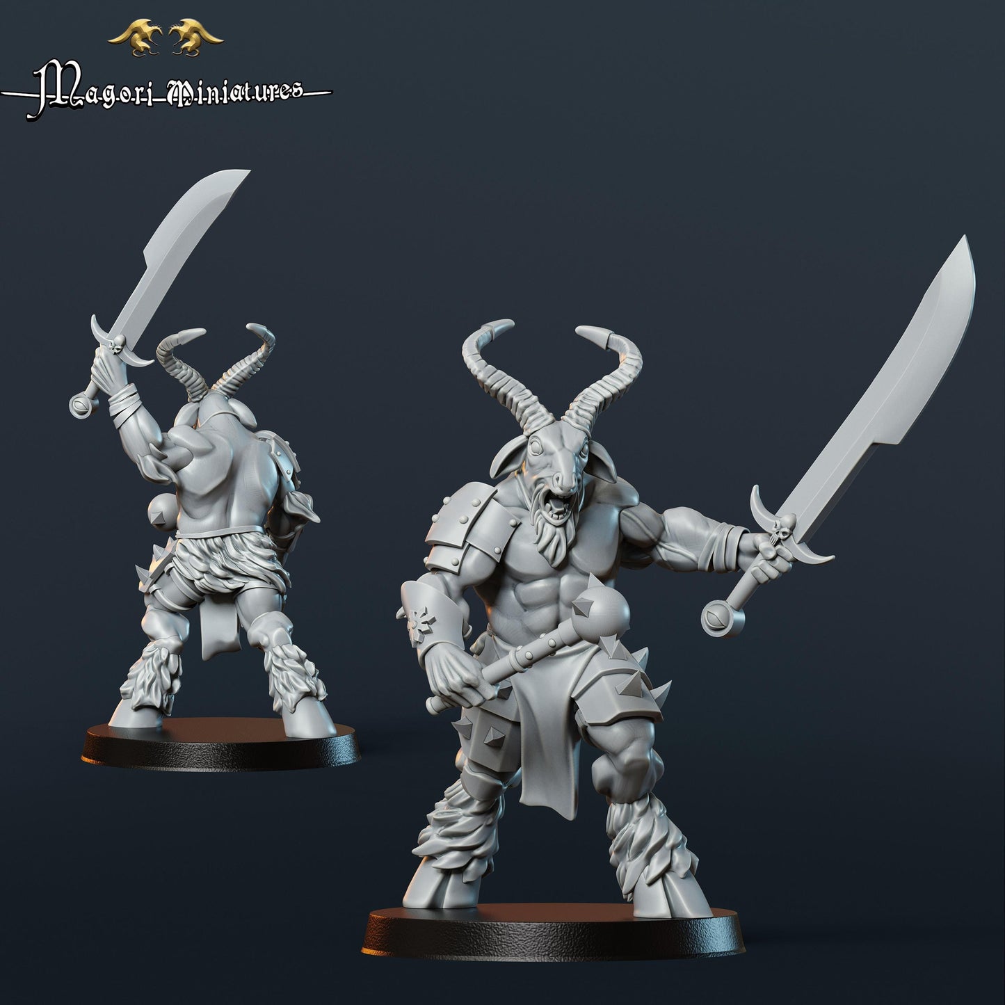 Grimdark Cultist Miniatures, Fantasy Wargame RPG, Magori Miniatures