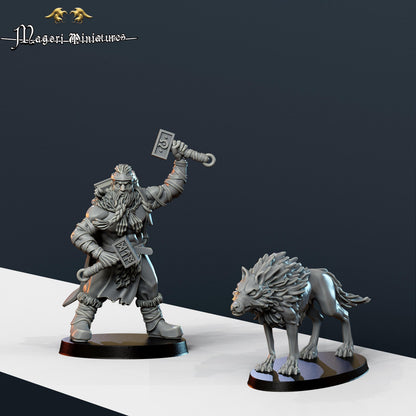 Band of the Wolf, Fantasy Skirmish Miniatures by Magori Miniatures, perfect for Fantasy Wargames and RPGs