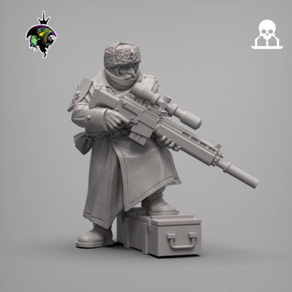 Spacenaz Specials Team , Valhalla Ice Warriors Specialist Gunners Sci-Fi Wargames Miniatures by Reptilian Overlords