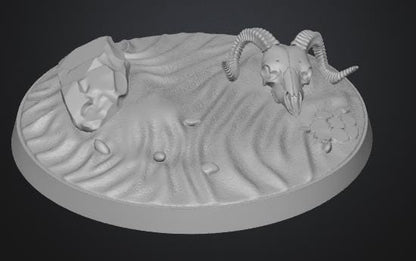 25mm Tabletop Base Desert Style