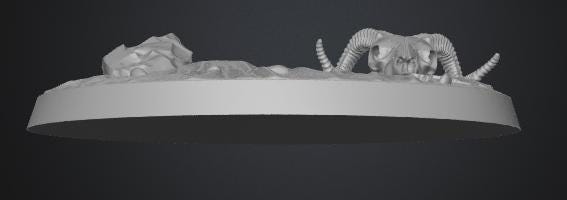 25mm Tabletop Base Desert Style