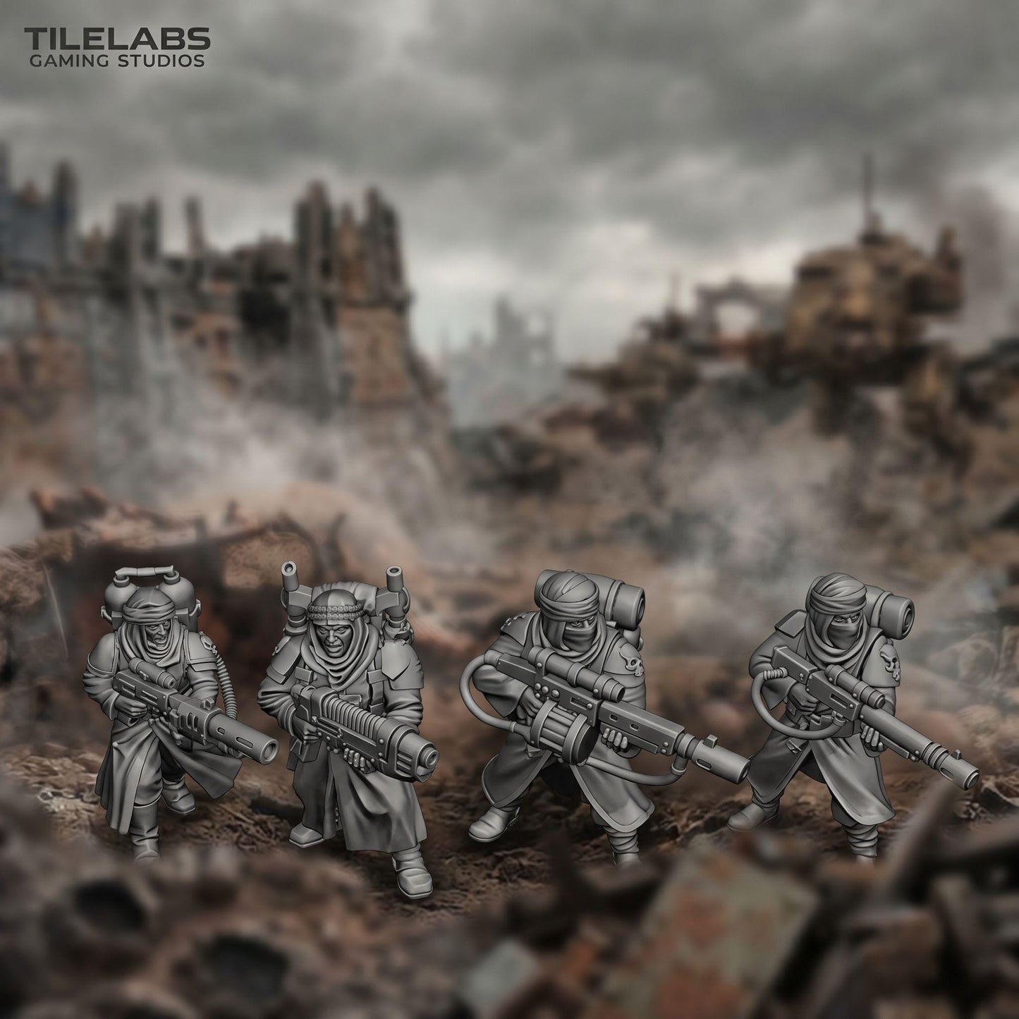Imperial Desert Warriors - heavy Weapons