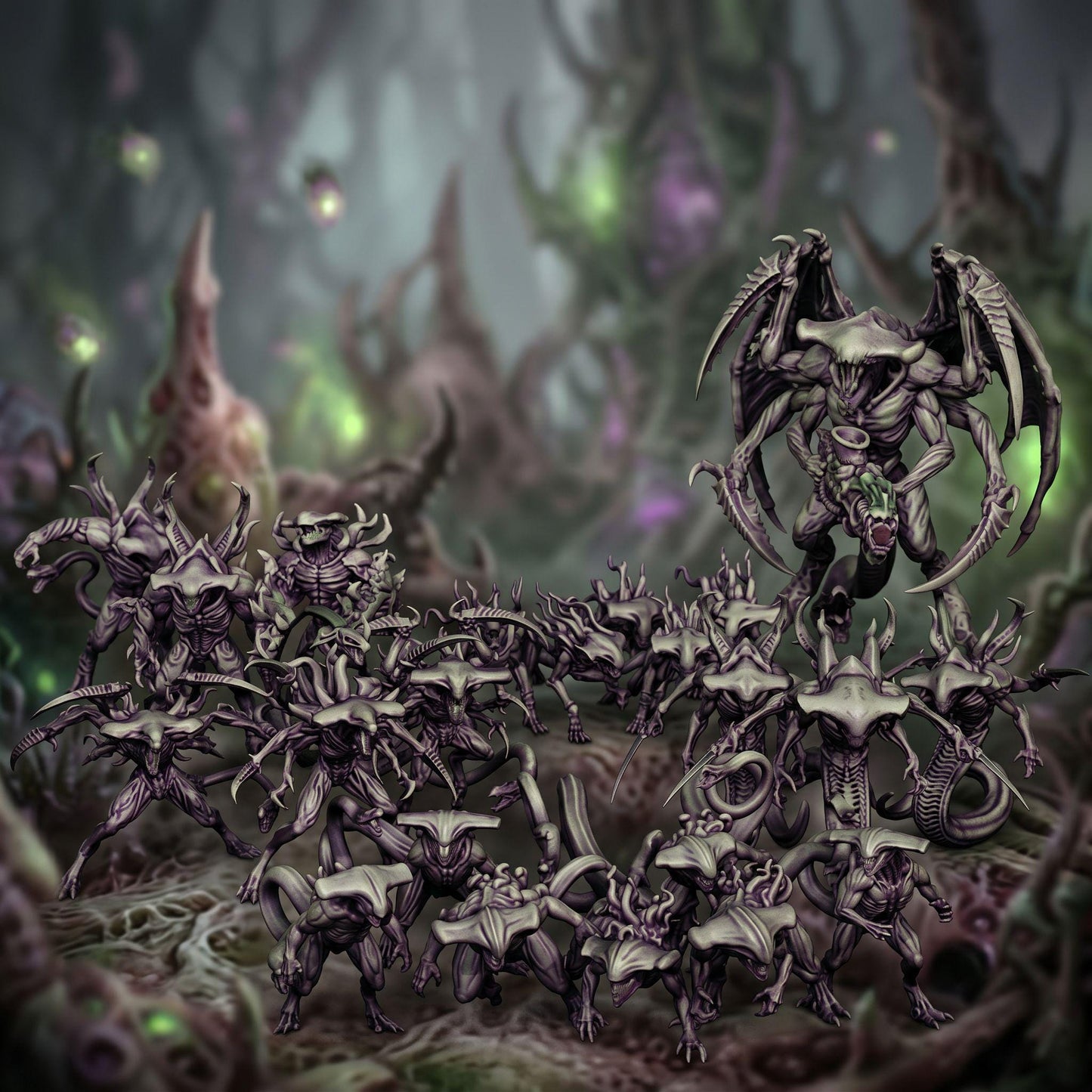 Xeno Hive Invasion - 8 Squads - 1000pts+ One-Piece Army