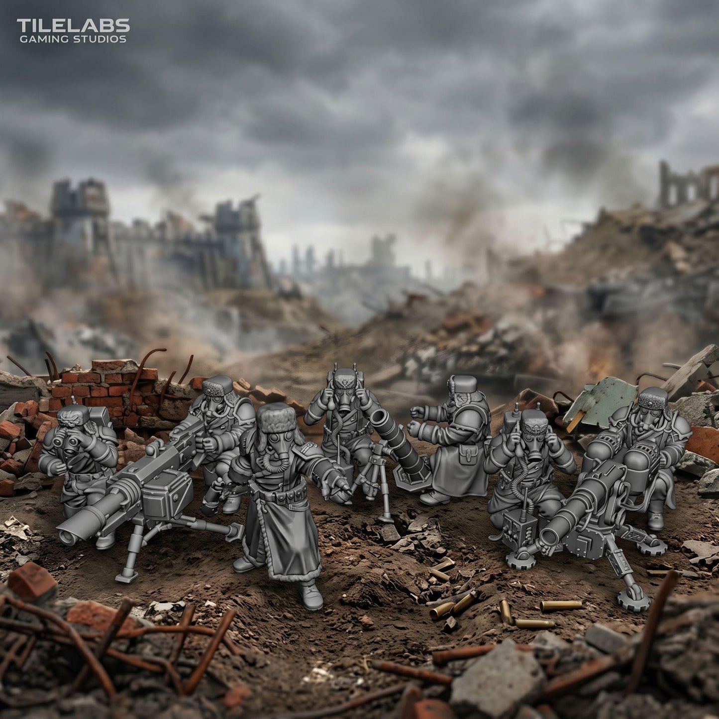 Imperial Ice Warriors - Heavy weapon Team