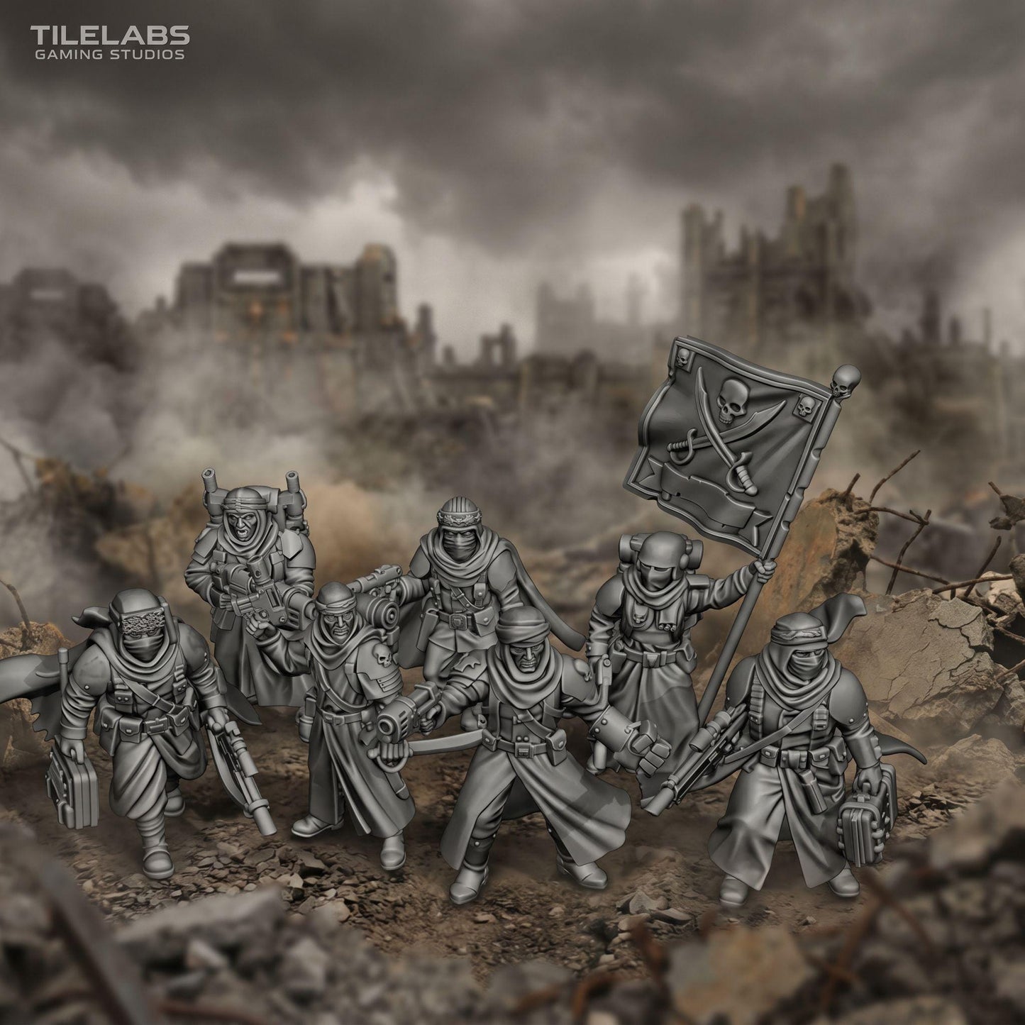 Imperial Ice Warriors - Command squad
