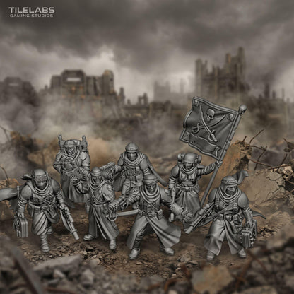 Imperial Ice Warriors - Command squad