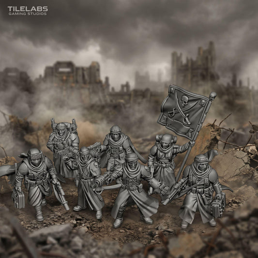 Imperial Ice Warriors - Command squad