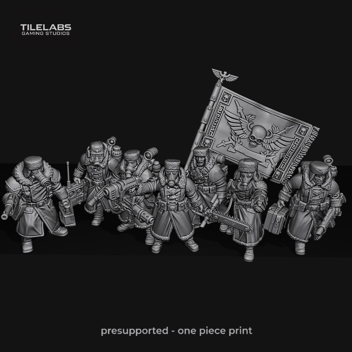 Imperial Ice Warriors - Command squad