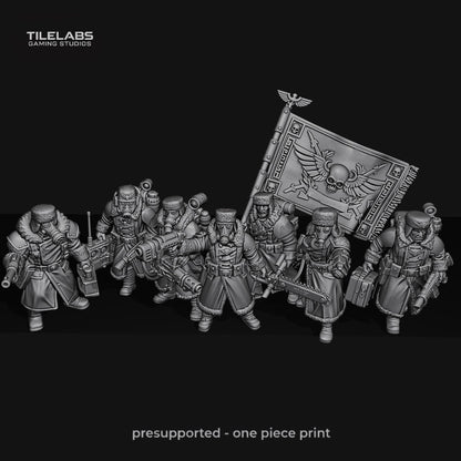Imperial Ice Warriors - Command squad