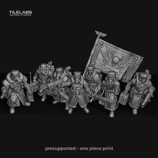 Imperial Ice Warriors - Command squad