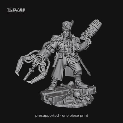 Industrial Steel Batallion Commissar with Power Claw