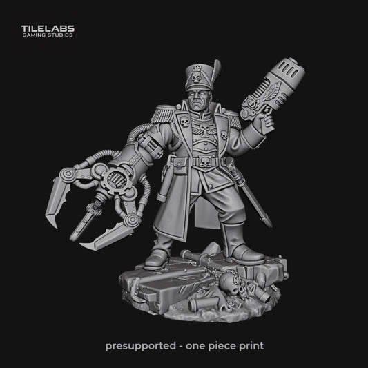 Industrial Steel Batallion Commissar with Power Claw
