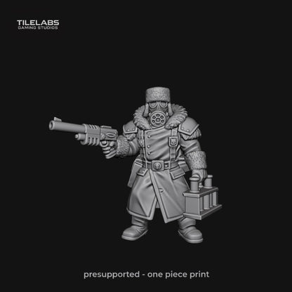 Imperial Ice Warriors - Command squad